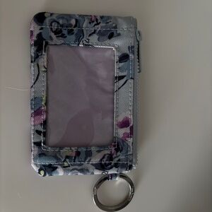 Vera Bradley ID holder in the pattern Fresh Cut Bouquet